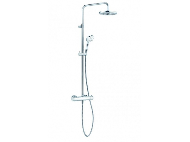 Купить Душевая система Kludi Logo Dual Shower System 6809505-00 с термостатом, ручная лейка 1S