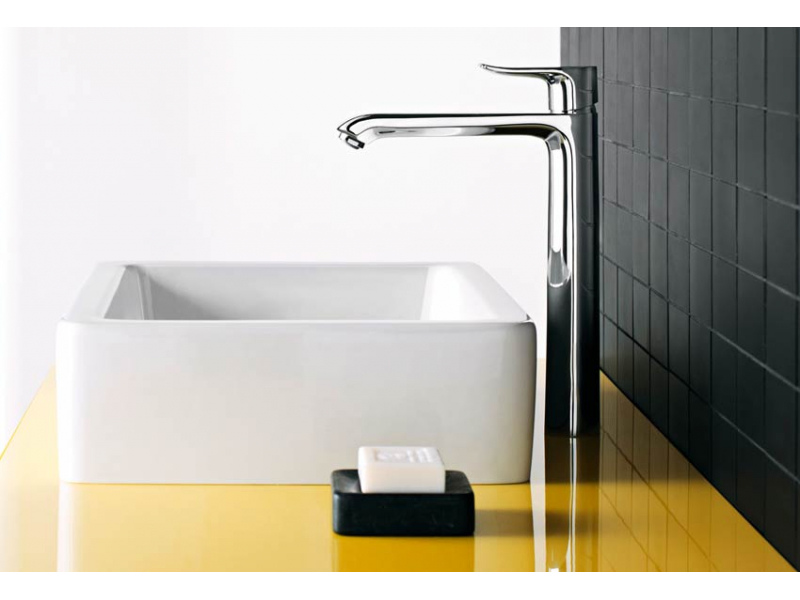 Купить Смеситель для раковины Hansgrohe Metris 31082000, д/к, высокий