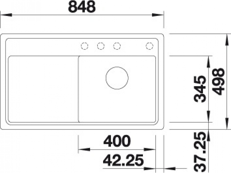 Купить Мойка Blanco Zenar 45 S 519256 крыло слева, жасмин