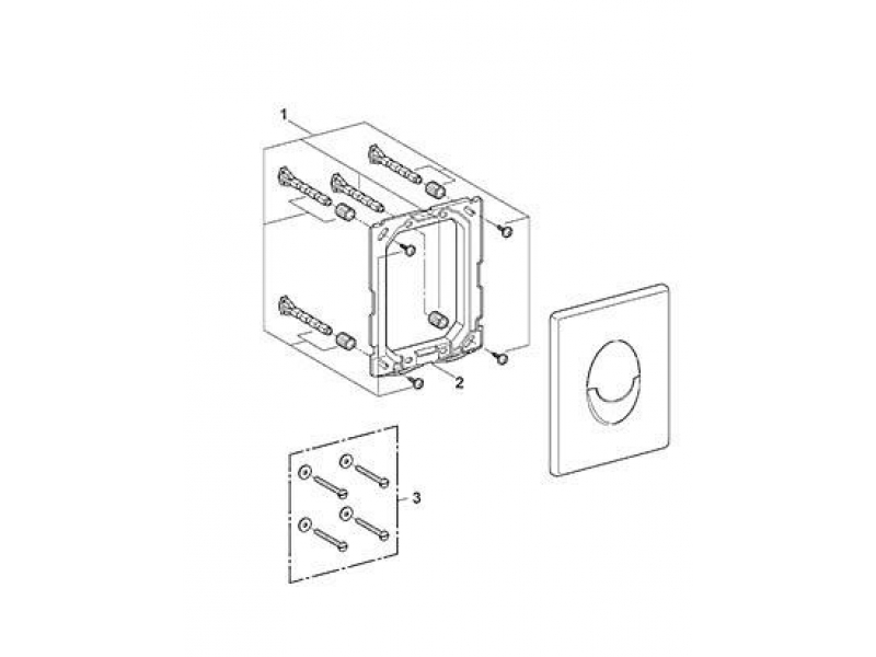 Купить Кнопка смыва Grohe Skate Air 38505000, хром