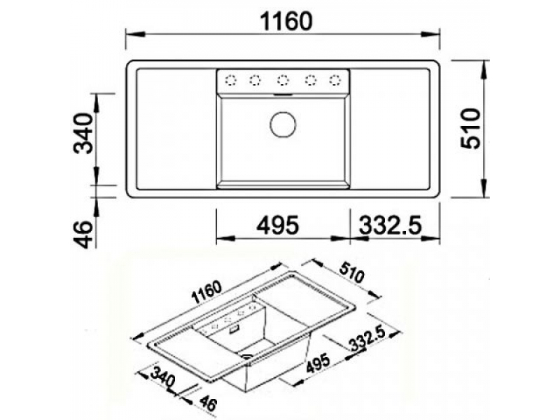 Купить Мойка Blanco Alaros 6 S 517284 с белыми досками, серый беж