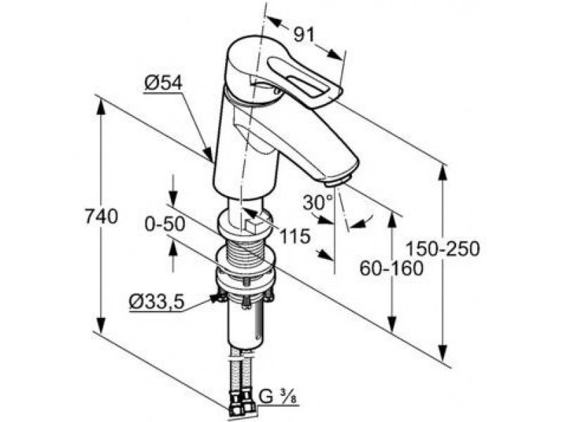 Купить Смеситель Kludi mx 331840562 для раковины