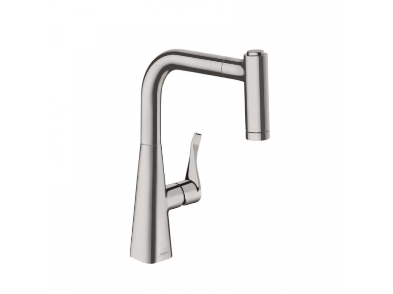 Купить Смеситель для кухни Hansgrohe Metris 14834000 с выдвижным изливом 220, хром