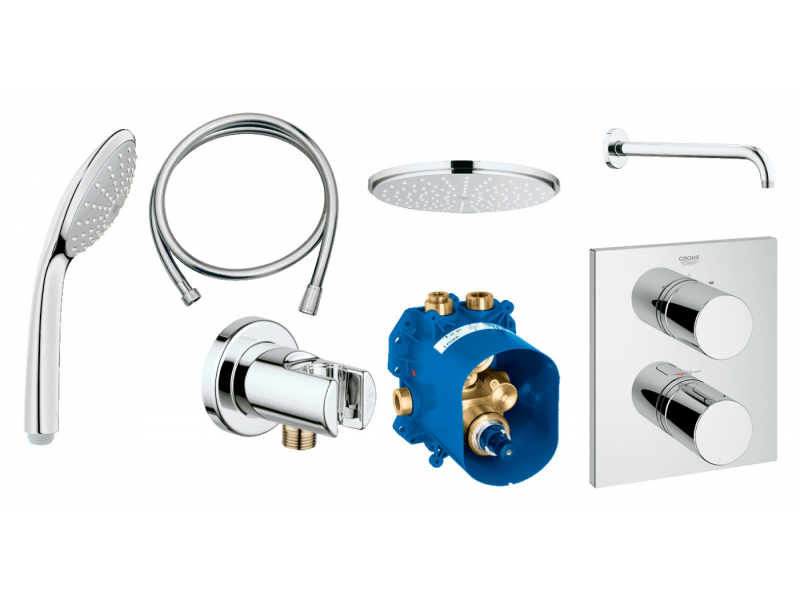 Купить Термостат Grohe Grohtherm 3000 Cosmopolitan 34408000 для душа