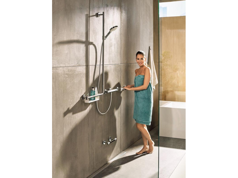 Купить Душевой гарнитур Hansgrohe Raindance Select S 120 3jet 26326400, цвет белый/хром