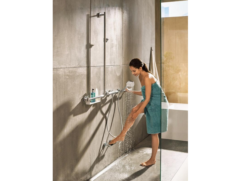 Купить Душевой гарнитур Hansgrohe Raindance Select S 120 3jet 26326400, цвет белый/хром