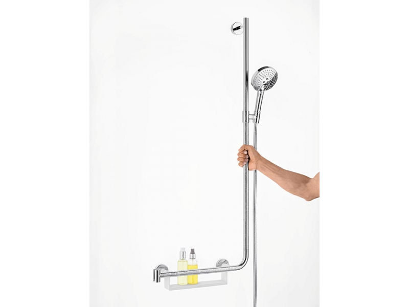 Купить Душевой гарнитур Hansgrohe Raindance Select S 120 3jet 26326400, цвет белый/хром