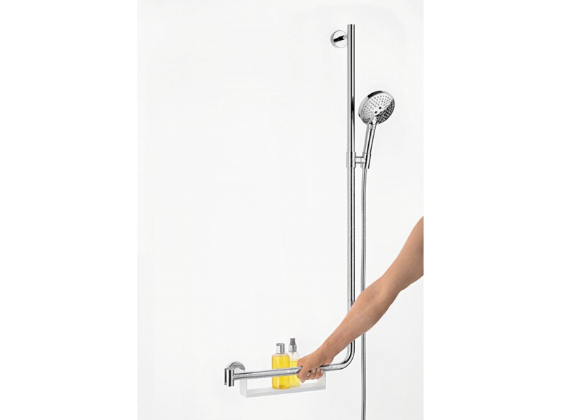 Купить Душевой гарнитур Hansgrohe Raindance Select S 120 3jet 26326400, цвет белый/хром