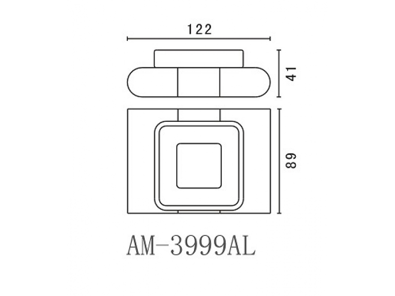 Купить Мыльница Art&Max Platino (Платино) AM-E-3999AL