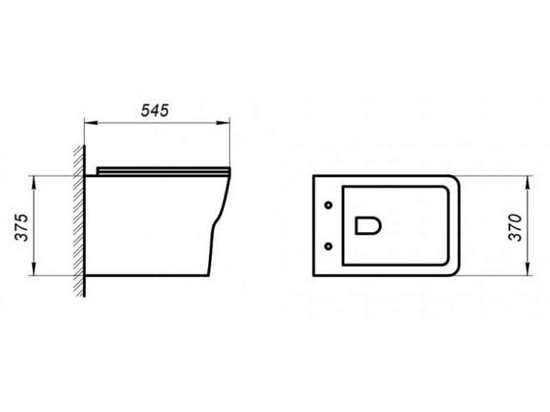 Купить Подвесной безободковый унитаз BelBagno Romano, белый, BB248CHR-SM