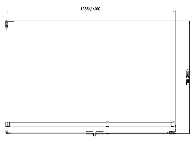 Купить Душевой уголок Aquanet Beta NWD1231 L/R 140 x 80 x 200 см, стекло прозрачное (186411/186423)