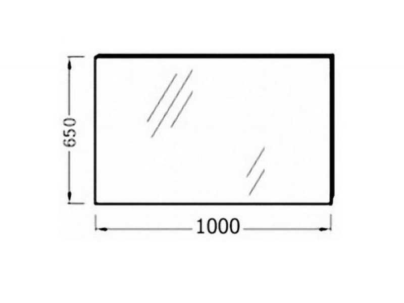 Купить Зеркало Jacob Delafon Struktura 100 см, EB1099-NF