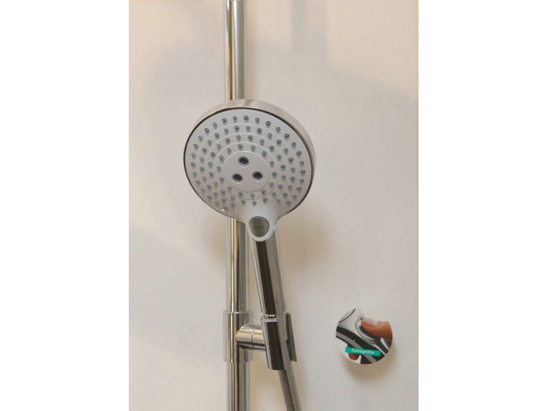 Купить Душевая система Hansgrohe Raindance Select Showerpipe S240 2 jet 27129400, белый/хром