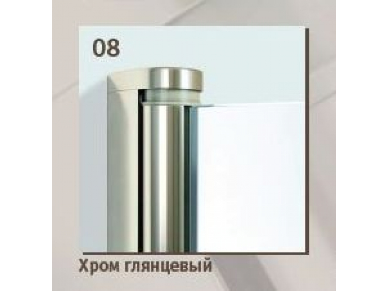 Купить Душевой уголок Vegas Glass 2GPS Lux, 90 x 80 см, профиль глянцевый хром, стекло шиншилла