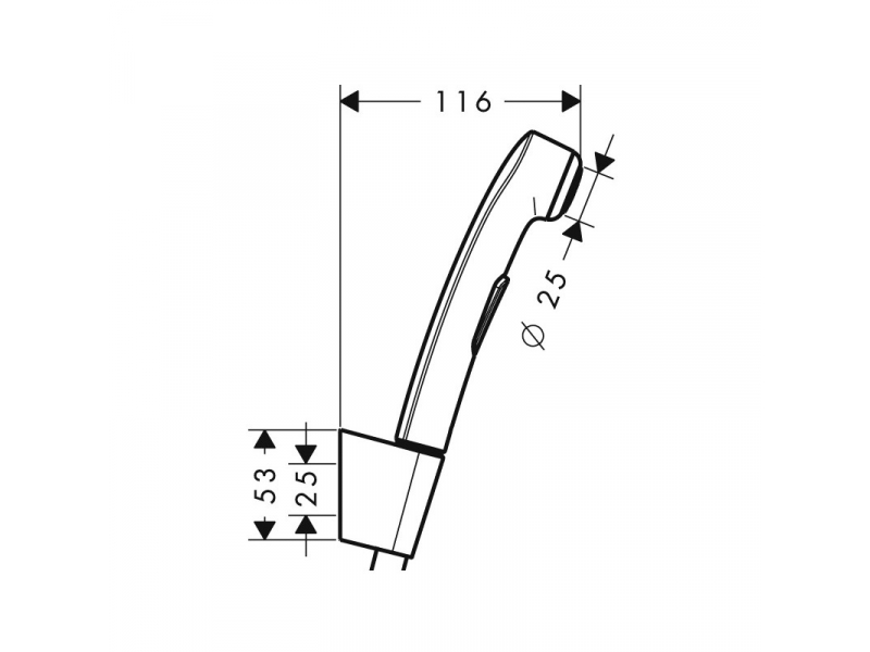 Купить Гигиенический душ Hansgrohe 96907000