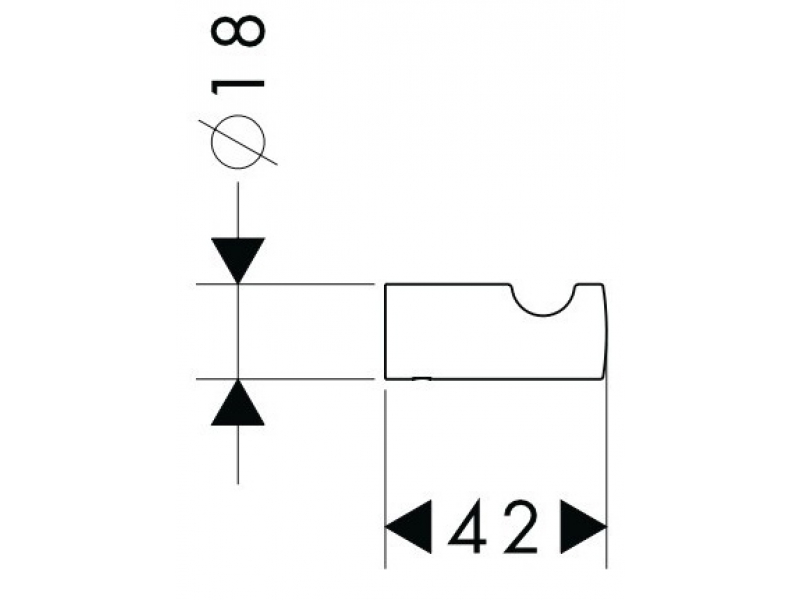 Купить Крючок Hansgrohe Logis 40511000, хром