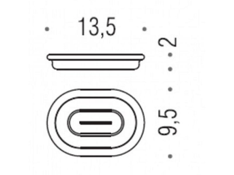 Купить Мыльница Colombo Luna b0151