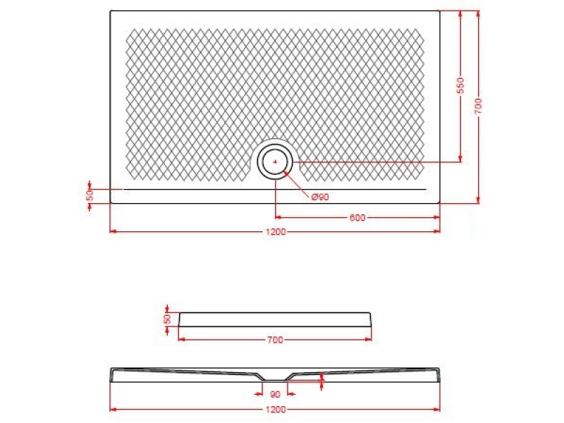 Купить Поддон ArtCeram Texture 120 х 70 х 5,5 см, PDR020 03; 00, прямоугольный, цвет - черный глянцевый, из искусственного камня