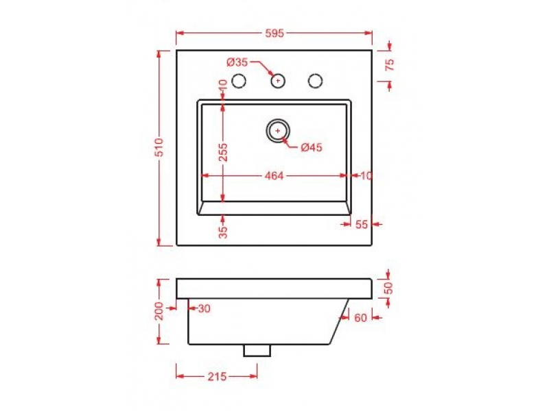 Купить Раковина ArtCeram Gap 59 GPL006 01; 00, накладная/встраиваемая сверху, 59,5 х 51 х 20 см