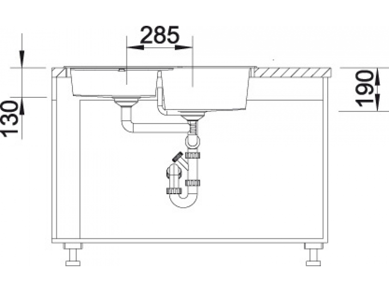 Купить Мойка Blanco Metra 9 E 518888, темная скала