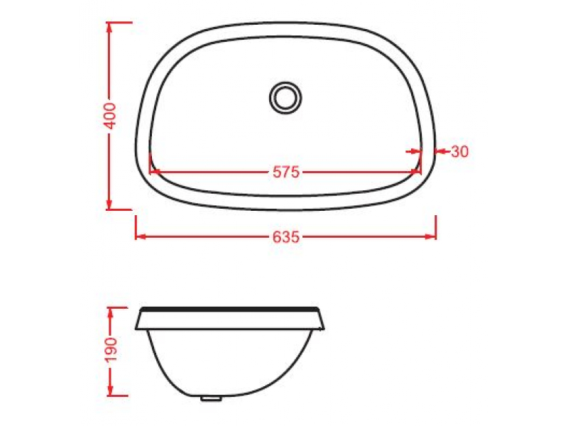 Купить Раковина ArtCeram Plettro Incasso PTL004 01; 00, встраиваемая сверху, 63,5 х 40 х 19 см