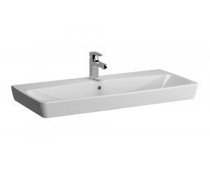 Раковина Vitra Metropole 5664B003-0973 100 см, накладная, с переливом