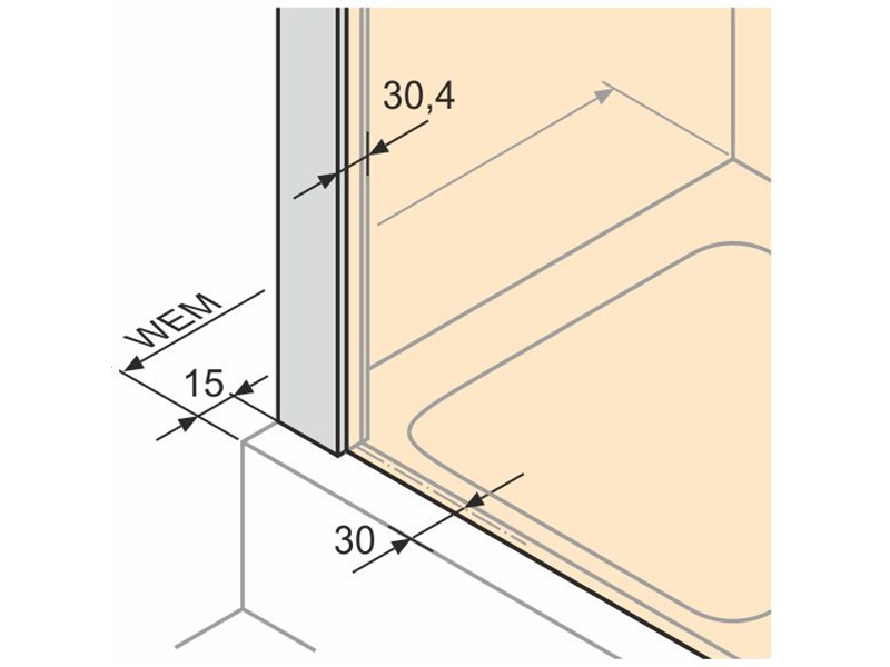 Купить Душевой уголок Huppe X1 140102.069.321, 80 x 80 x 190 см, квадратный, дверь раздвижная