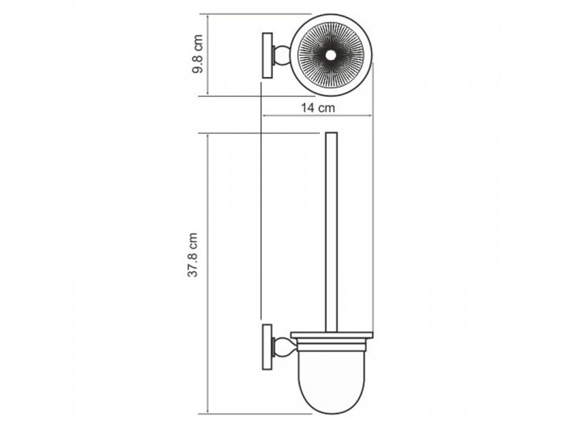 Купить Ершик для унитаза WasserKRAFT K-6927