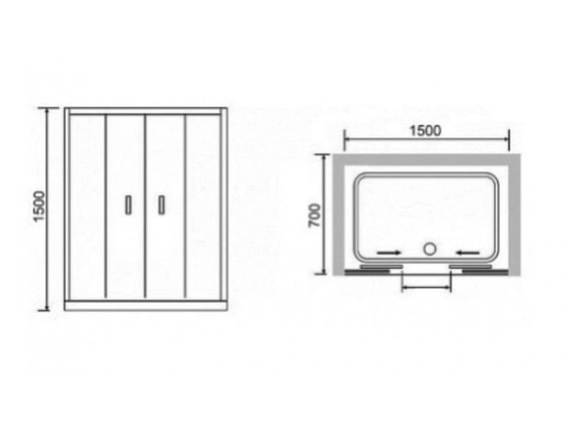 Купить Шторка на ванну RGW SC-91, 01119157-11, 150 x 70 x 150 см стекло прозрачное, хром