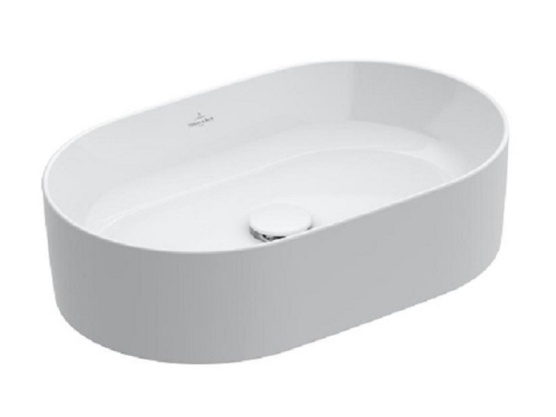 Купить Раковина Villeroy&Boch Collaro, 56 x 36 см, без перелива, альпийский белый, 4A195601