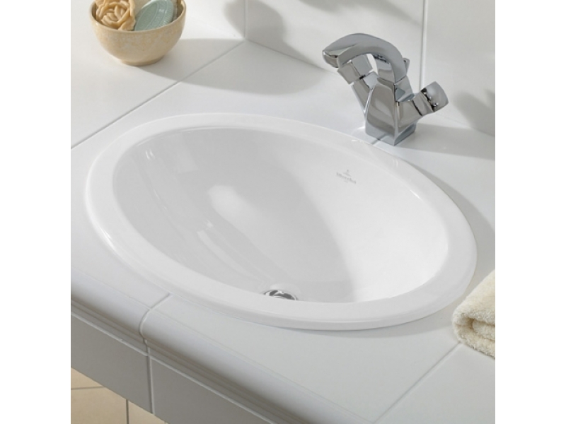 Купить Раковина Villeroy&Boch Loop&Friends, 50 х 35, см, альпийский белый, 6155 1001