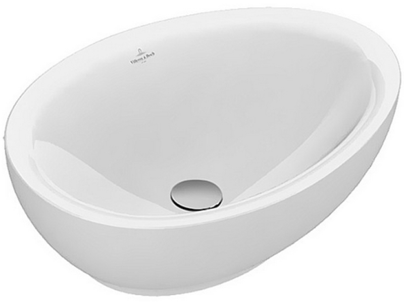 Купить Раковина Villeroy&Boch Aveo, 59,5 х 44 см, Альпийский белый, New Generation, 413260R1