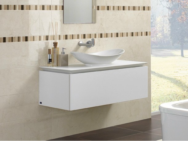 Купить Раковина Villeroy&Boch My Nature Plus, 61 х 36 см, Альпийский белый CeramicPlus, на столшеницу, 411060R1