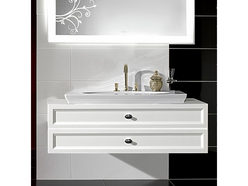 Купить Раковина Villeroy & Boch La Belle 6124G1R1 100 x 49 см, встраиваемая сверху, CeramicPlus, шлифованный низ, белый альпин