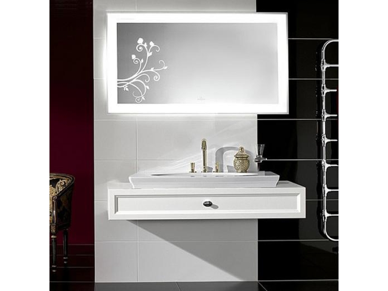 Купить Раковина Villeroy & Boch La Belle 6124G1R1 100 x 49 см, встраиваемая сверху, CeramicPlus, шлифованный низ, белый альпин