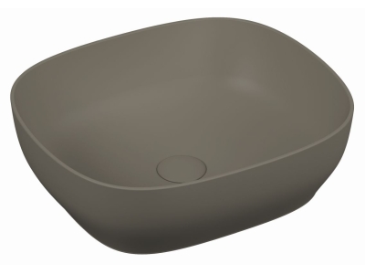 Раковина Vitra Outline 5994B450-0016 накладная цвет - матовый минк 47.5 х 41 х 14.5 см