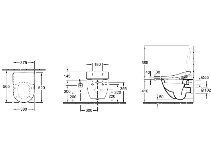 Купить Подвесной унитаз Villeroy&Boch Subway 6600 10R2