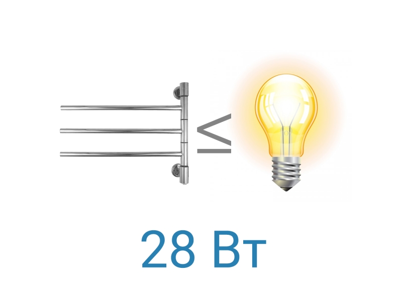 Купить Полотенцесушитель электрический Energy I chrome G3, ширина 55.5 см, высота 44 см