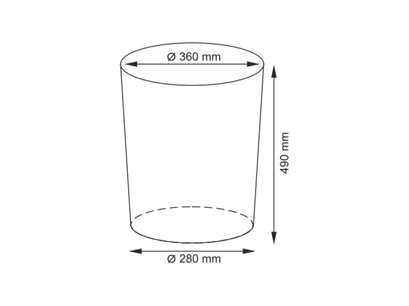 Купить Корзина WasserKraft Aller, средняя для белья с крышкой, WB-106-M