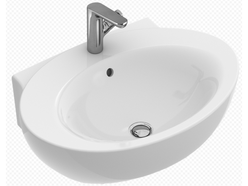 Купить Раковина Villeroy&Boch AVEO, 68 х 50 см, подвесная, альпийский белый, NEW GENERATION 413070