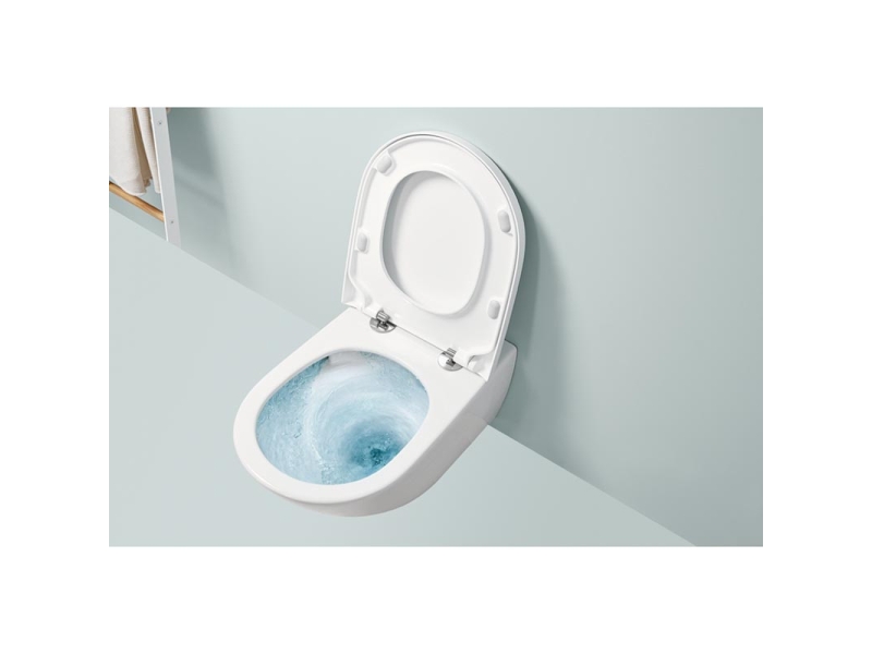 Купить Подвесной унитаз Villeroy&Boch Subway 3.0 с сиденьем QuickRelease и Soft-Closing, 4670TSR1, альпийский белый, CeramicPlus