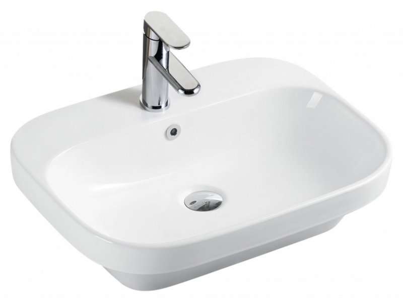 Купить Раковина накладная BelBagno BB6052, 61 х 46 х 16 см