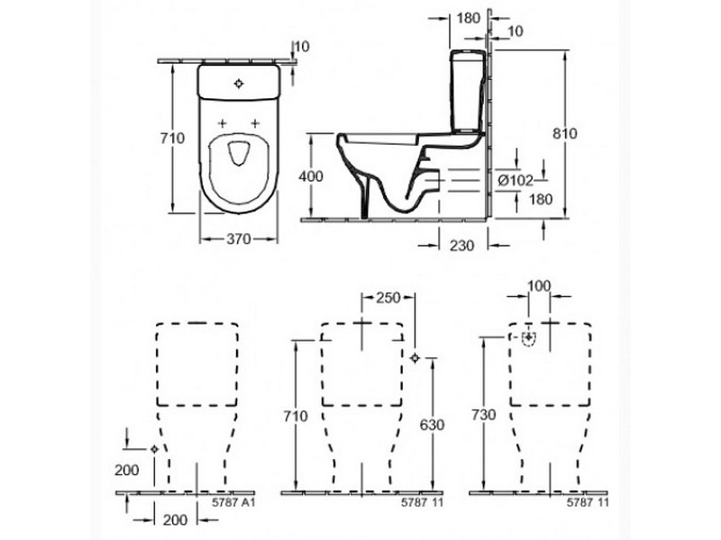 Купить Напольный унитаз Villeroy&Boch Architectura 5686 10 01