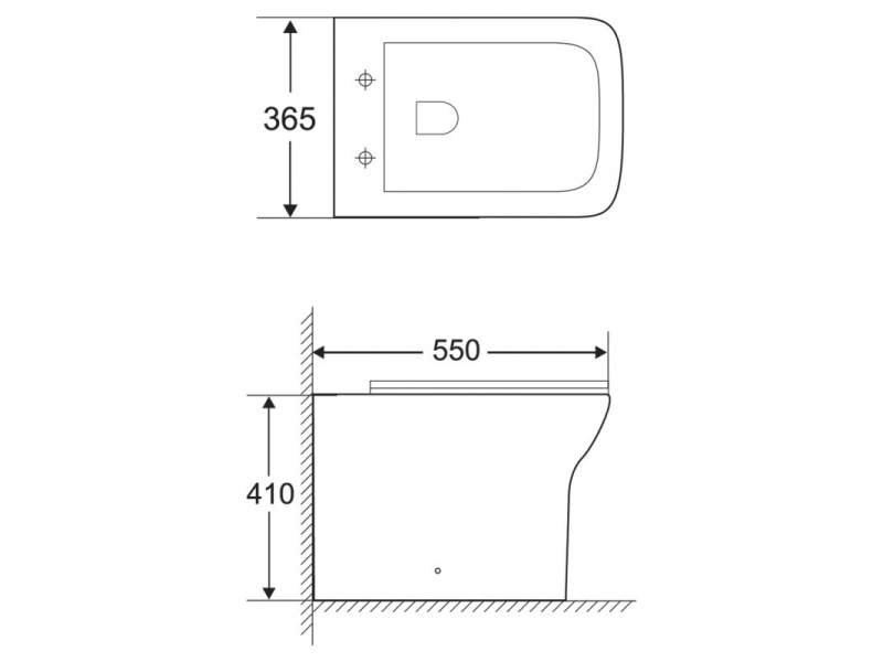 Купить Приставной безободковый унитаз BelBagno Romano, белый, P-trap BB248CBR