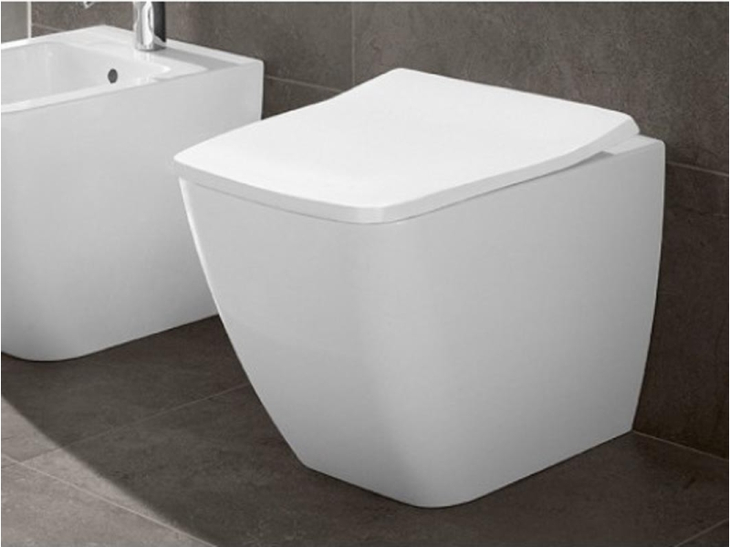 Купить Приставной безободковый унитаз Villeroy&Boch Venticello 4613 R0 R1 alpine CeramicPlus