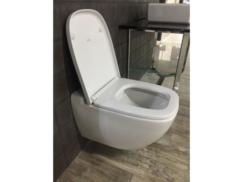 Купить Подвесной унитаз Villeroy&Boch Antheus 4608R0R1, альпийский белый, с покрытием CeramicPlus