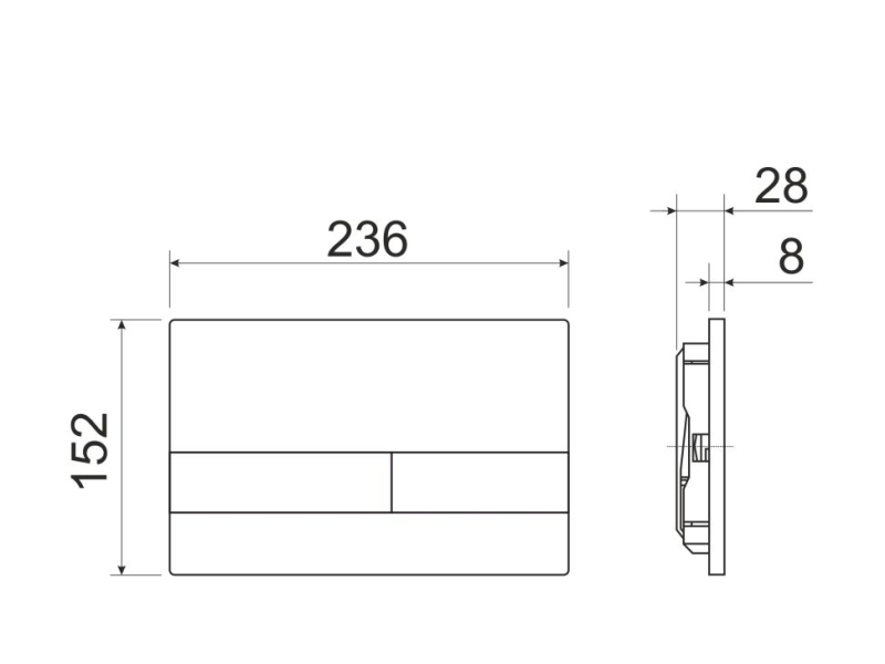 Купить Инсталляция Ceramica Nova Envision с унитазом Ceramica Nova Play Rimless CN3001, крышка микролифт, клавиша Flat хром глянцевый, CN3001_1002CH_1000