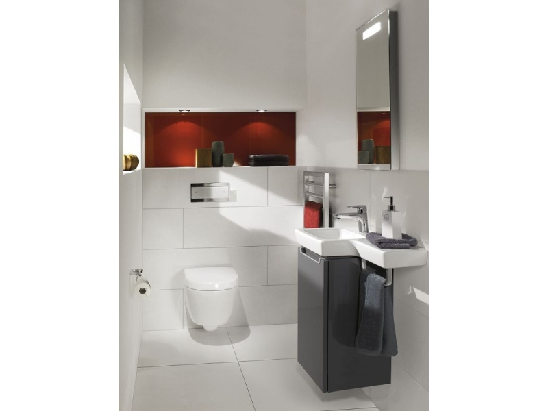 Купить Подвесной безободковый унитаз Villeroy&Boch Subway 2.0 5614 R0R1, альпийский белый CeramicPlus