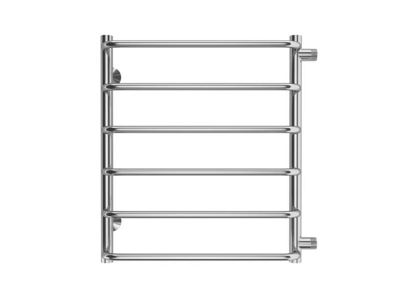 Купить Полотенцесушитель водяной Terminus Стандарт П6 500х600, ширина 57.7 см, высота 60 см, боковое подключение, 4670078530349