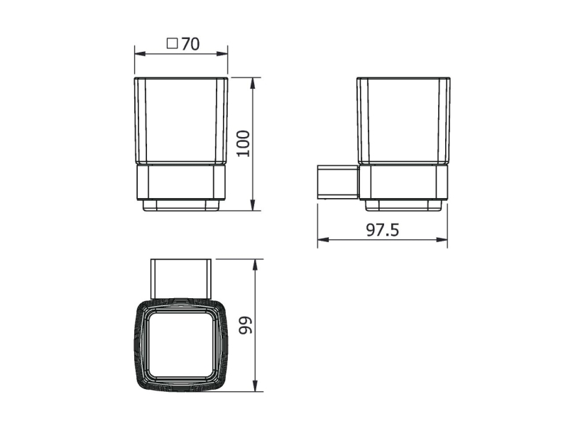 Купить Стакан Langberger Vico 11311A